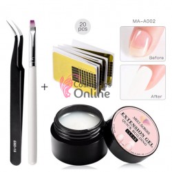 Kit pentru extensii unghii false cu Gel UV / LED MEET ACROSS - MA002